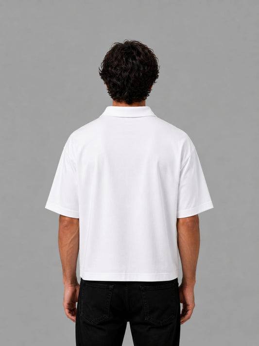 White Polo Box Fit