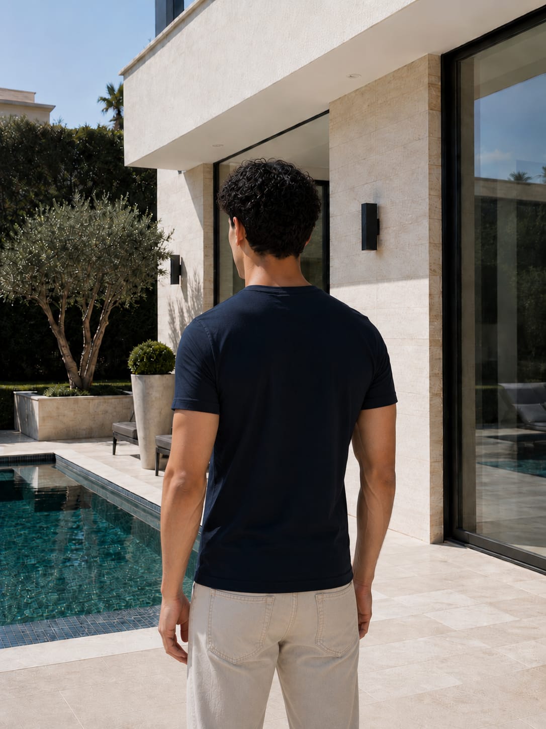 Navy Slim Fit T-shirt