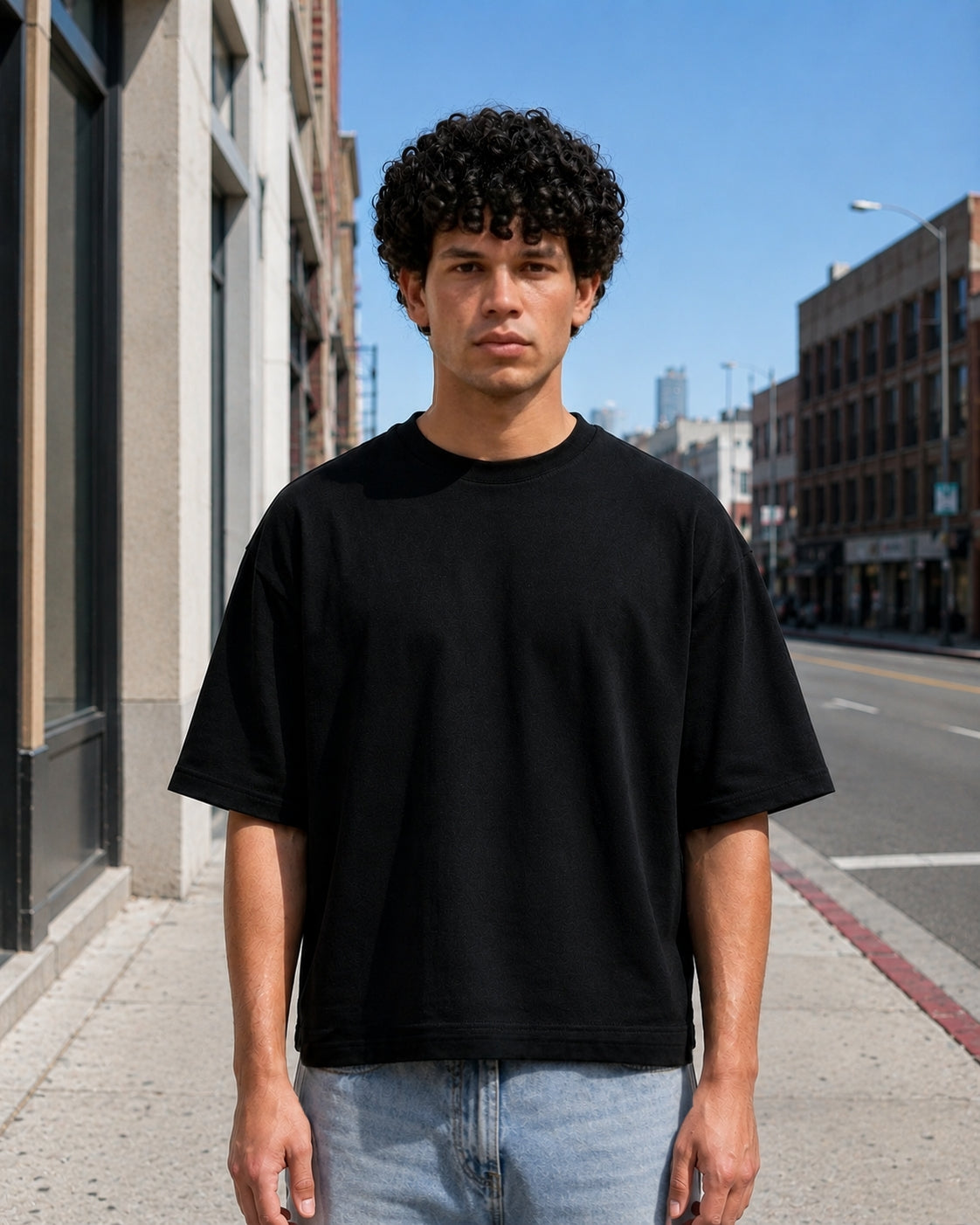 Box fit t shirt