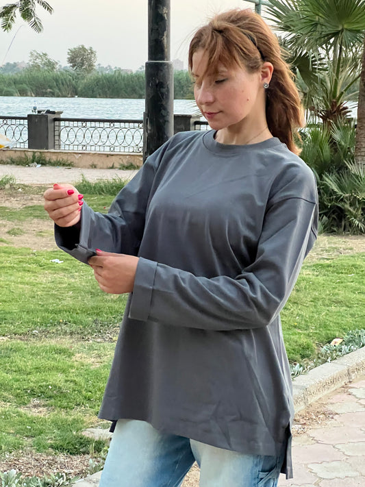 Gray Girls’ T-Shirt