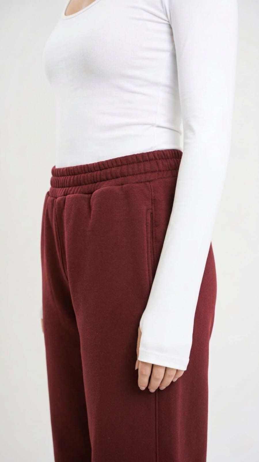 Summer Burgundy SweatPants