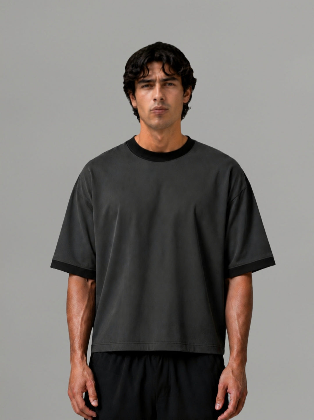 DarkGrey Ringer Box Fit
