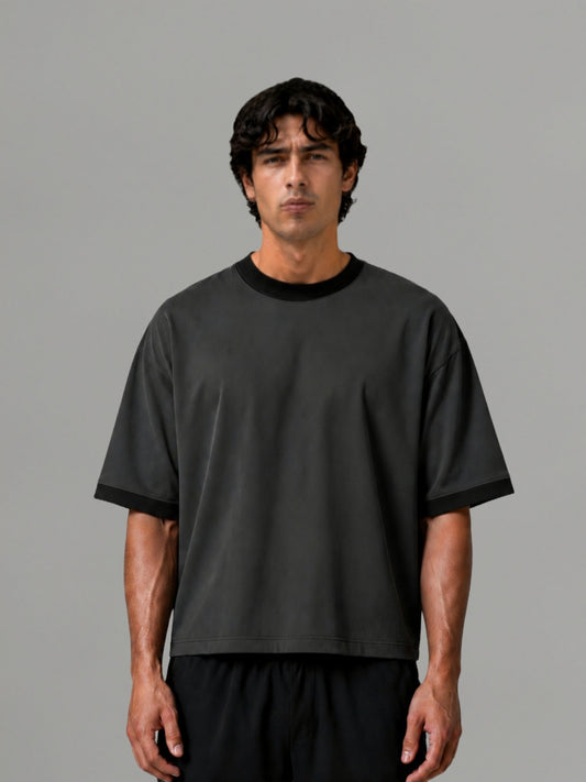 DarkGrey Ringer Box Fit