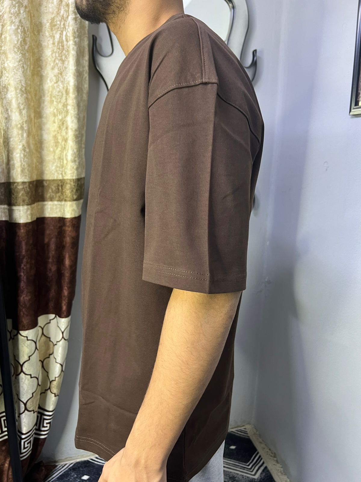 Brown over Size T-Shirt