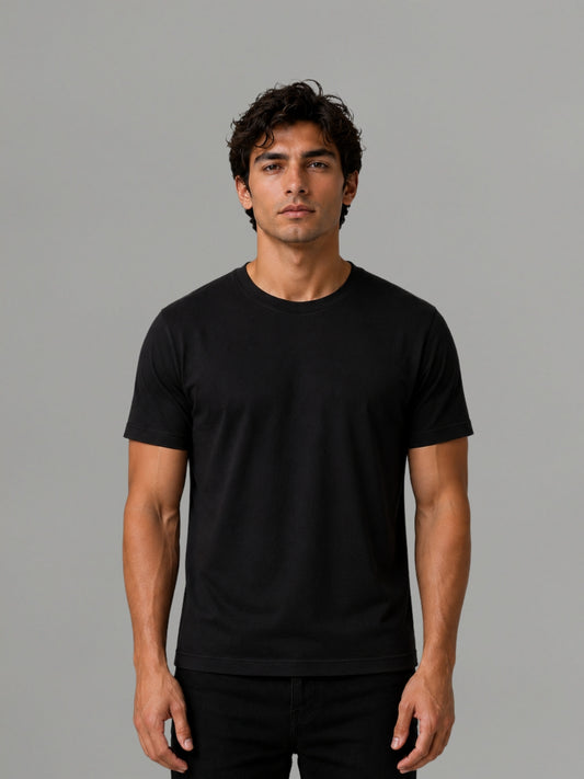 Black Slim Fit T-shirt