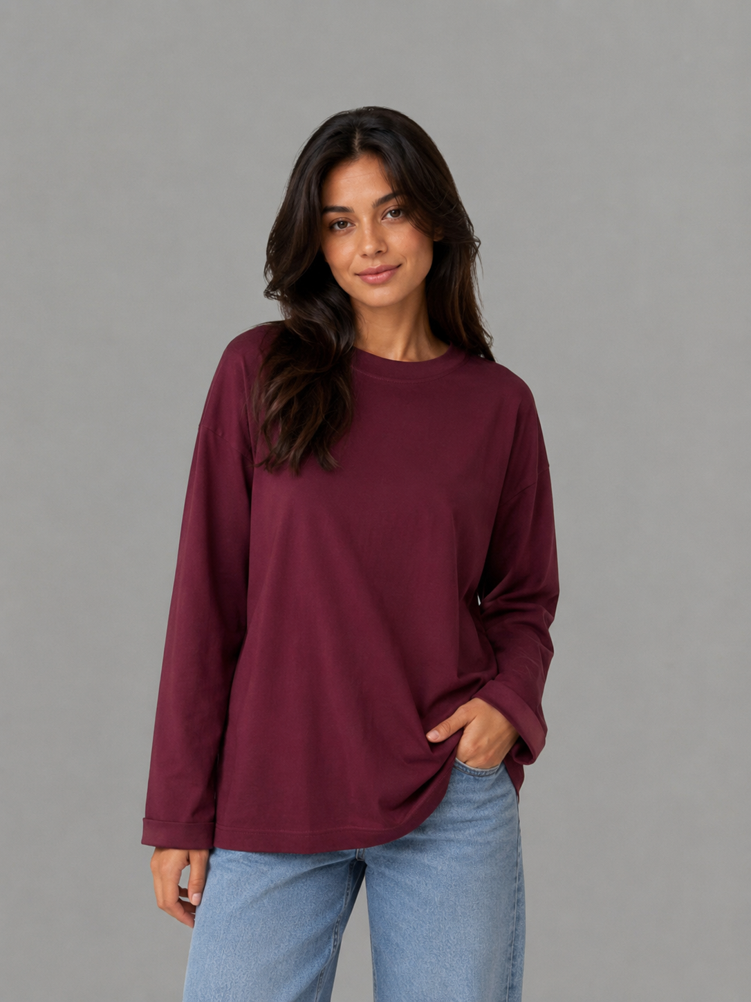 Burgundy Girls’ T-Shirt