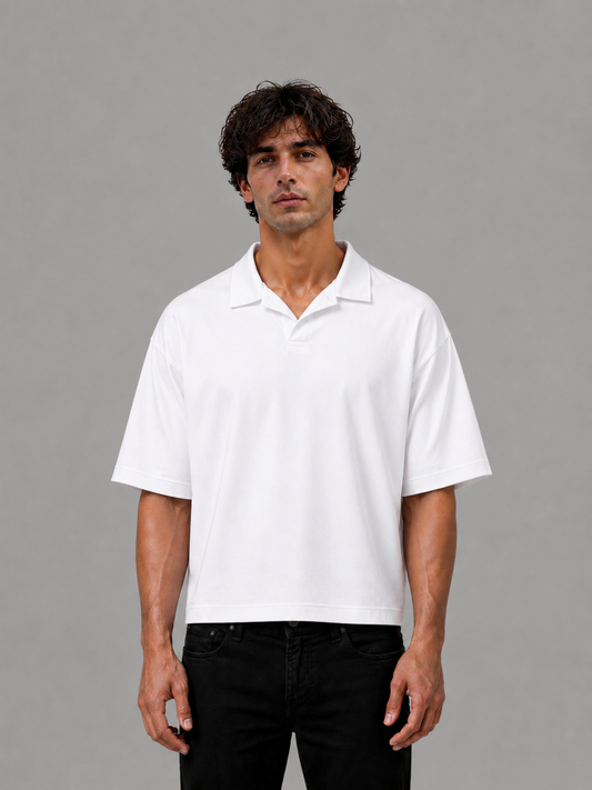 White Polo Box Fit