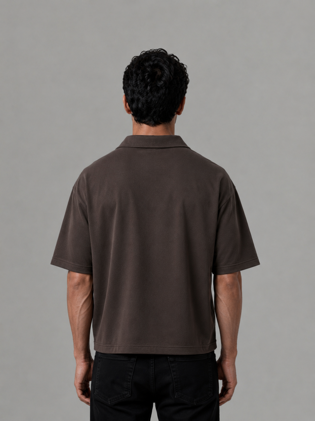 Brown Polo Box Fit