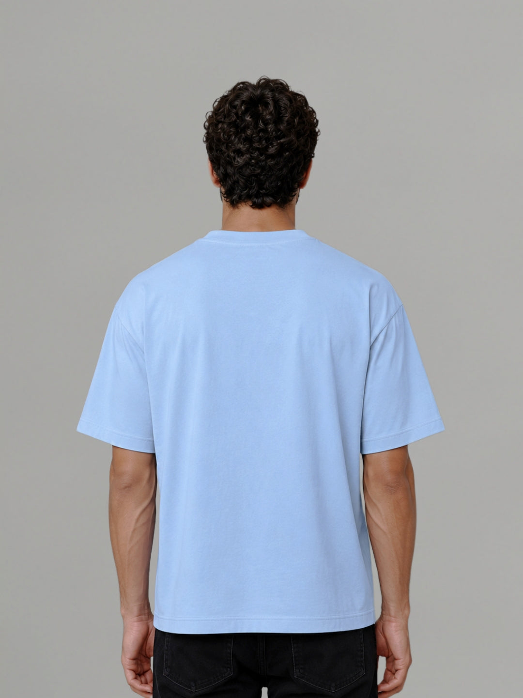 Baby Blue over Size T-Shirt