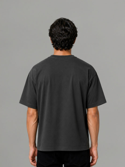 Gray over Size T-Shirt