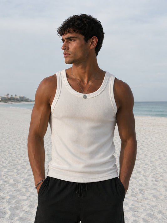Off white Tank Top