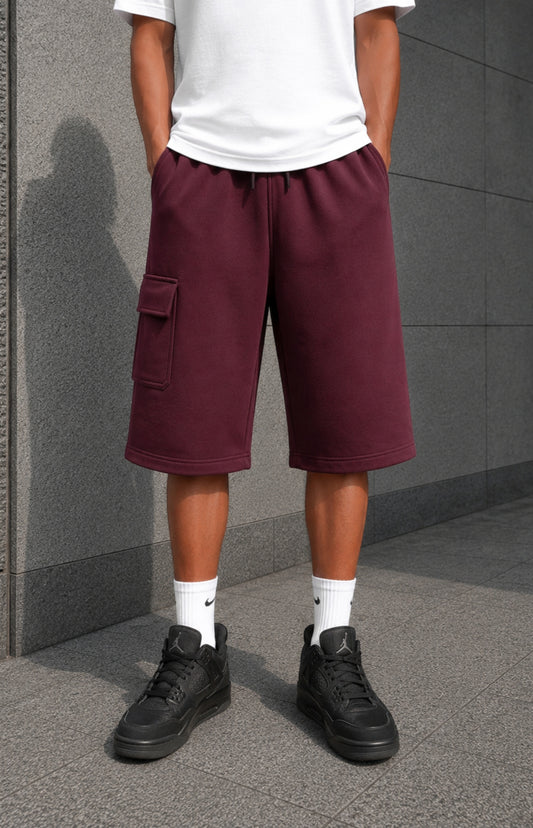 Short Burgundy