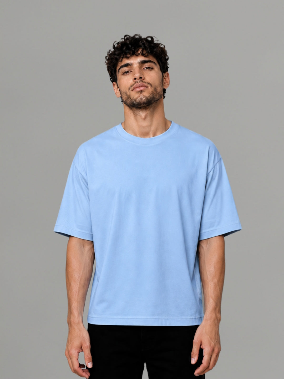 Baby Blue over Size T-Shirt