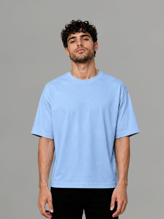 Baby Blue over Size T-Shirt