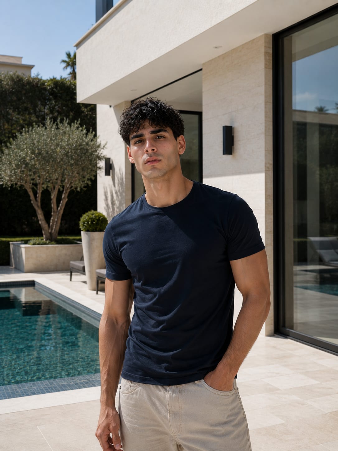 Navy Slim Fit T-shirt